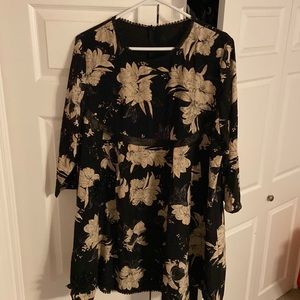 Floral cocktail dress